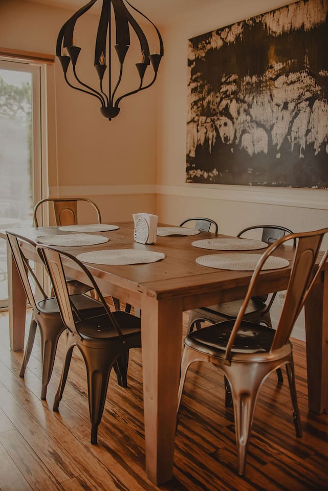 Spacious dining area perfect for shared meals and connection