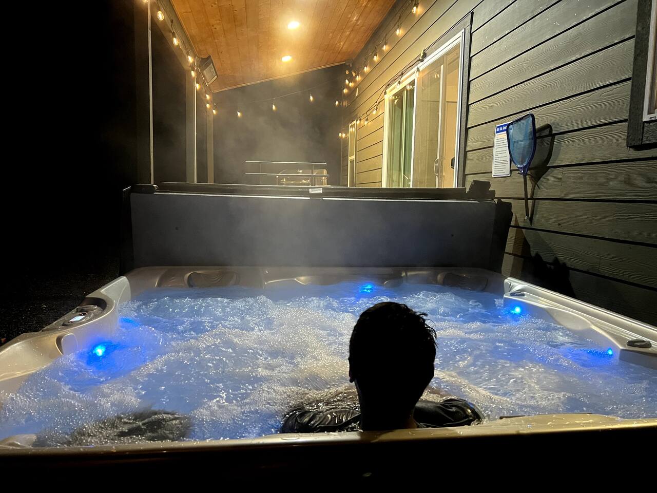 What a relaxing way to end the day!