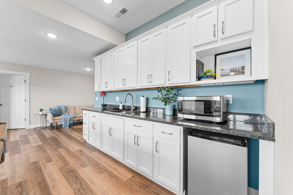 Mini bar downstairs!