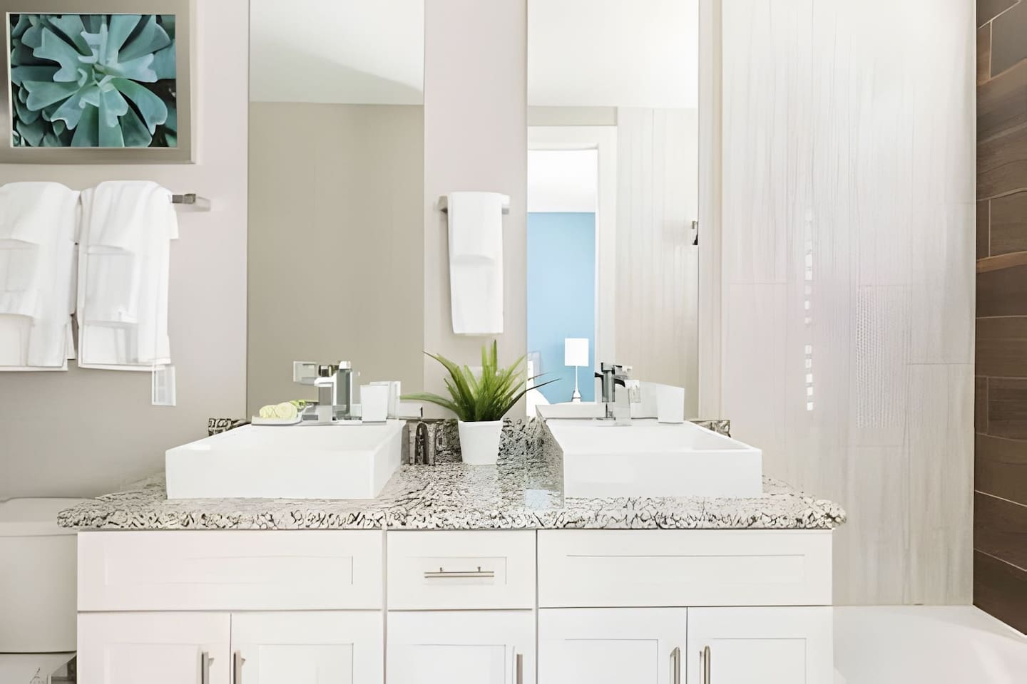 Convenient half bath on the main floor for guests—modern, clean, and designed for comfort.