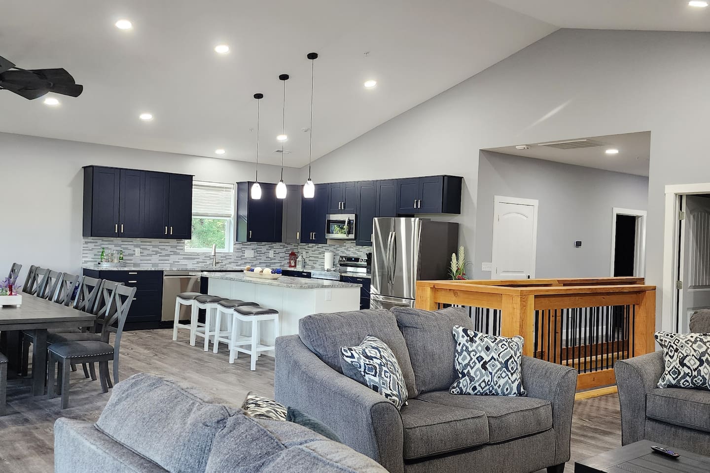 Open layout keeps everyone connected—from cooking to relaxing.