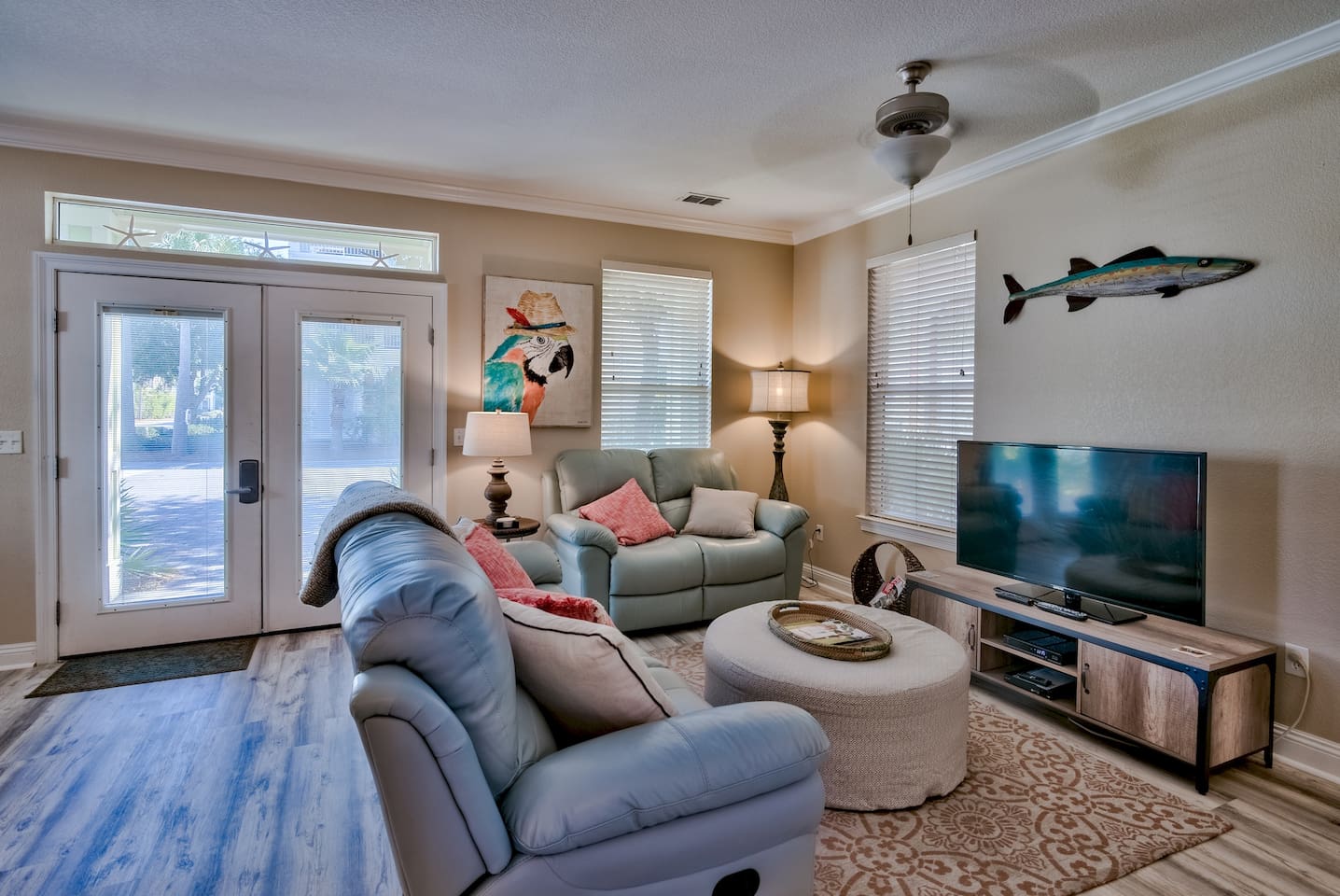 Living Room 1: (First Floor) A perfect space for unwinding after a long day, enjoying movie nights or simply lounging. 