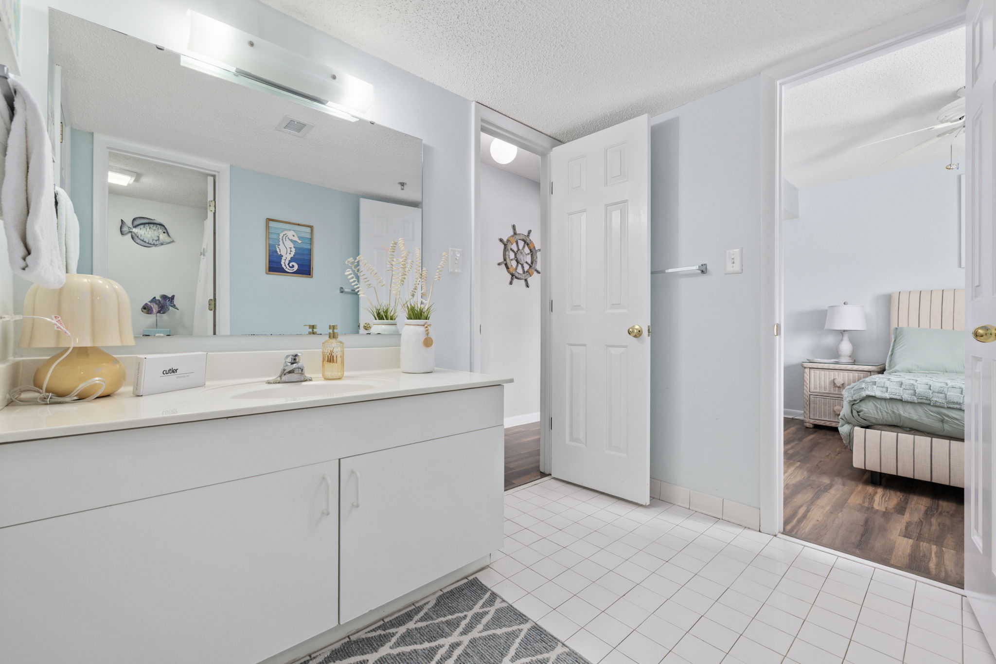 Jack & Jill Bathroom connected to the  third & fourth bedrooms