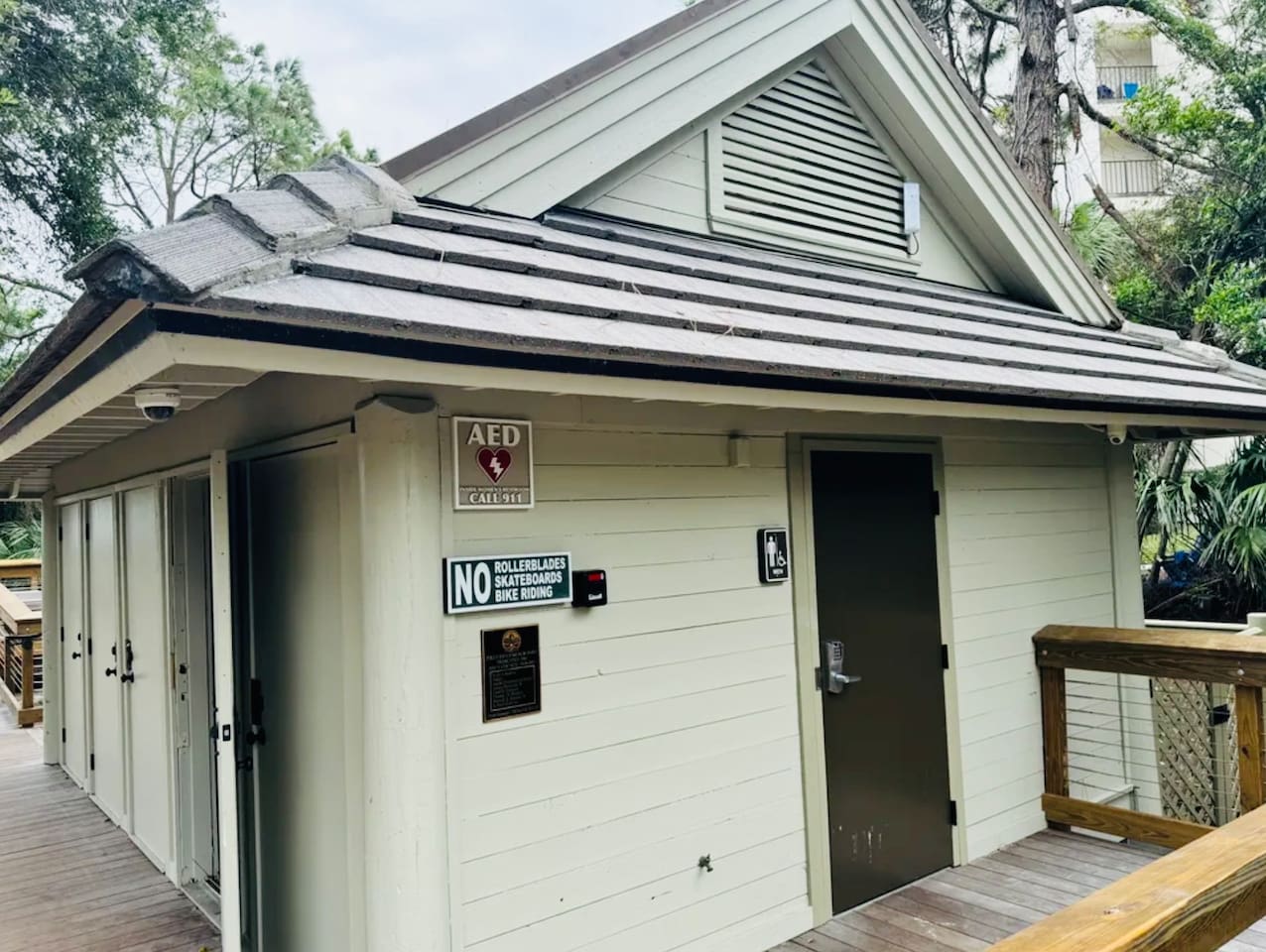 Community pool house