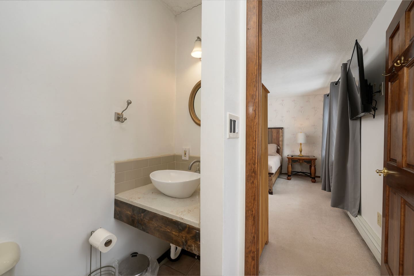 Bath attached to bedroom 6