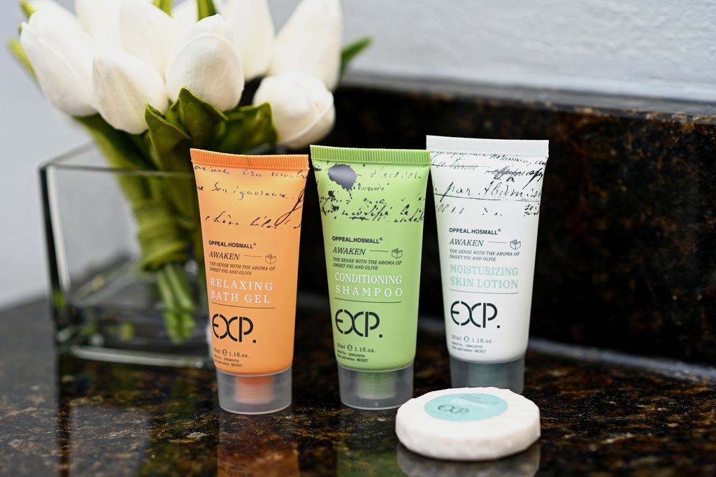 Pamper yourself in our cozy bathroom.