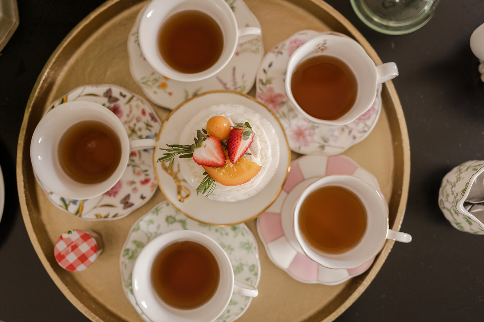 Vintage-Inspired Tea Set for 8