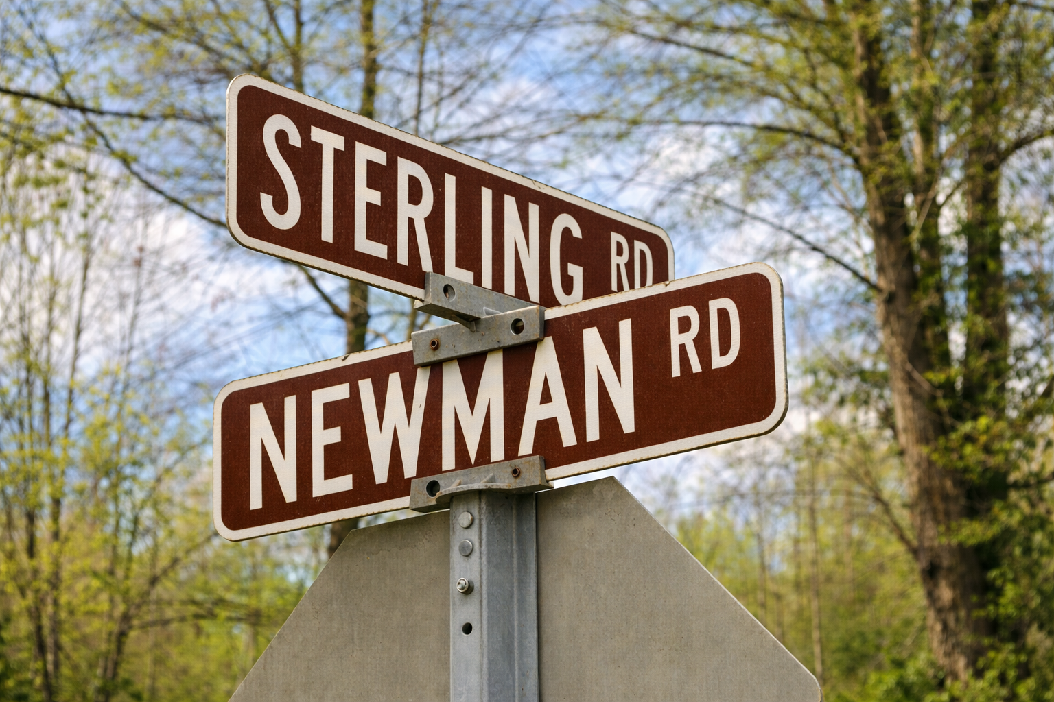 Located just off of the corner of Sterling Dr. and Newman Rd.
