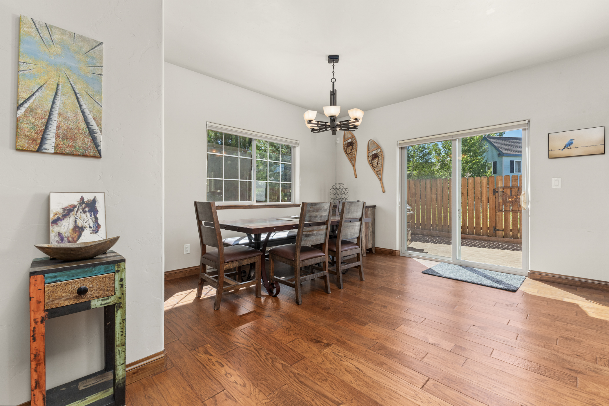 Main Level -- Dining Area with Patio Access