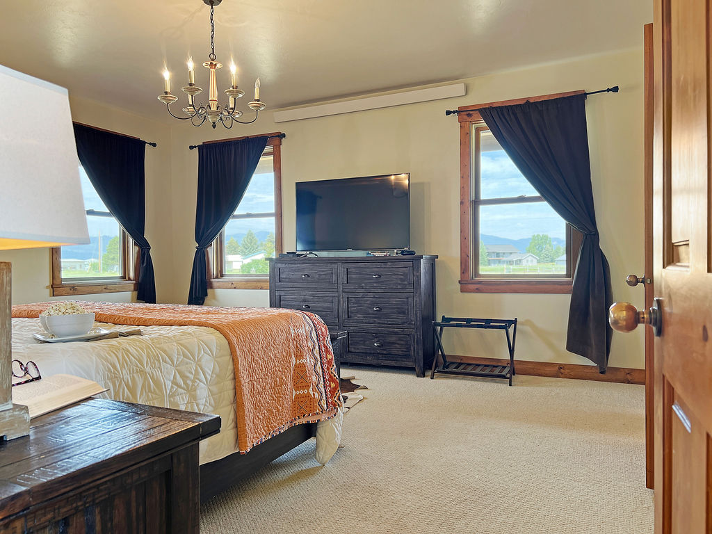 Entering the Main Level Master Bedroom.