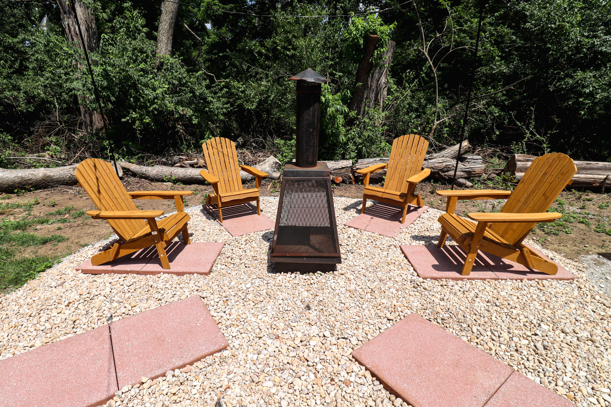 Roast marshmallows, share stories, and enjoy evenings around the wood-burning fire pit.