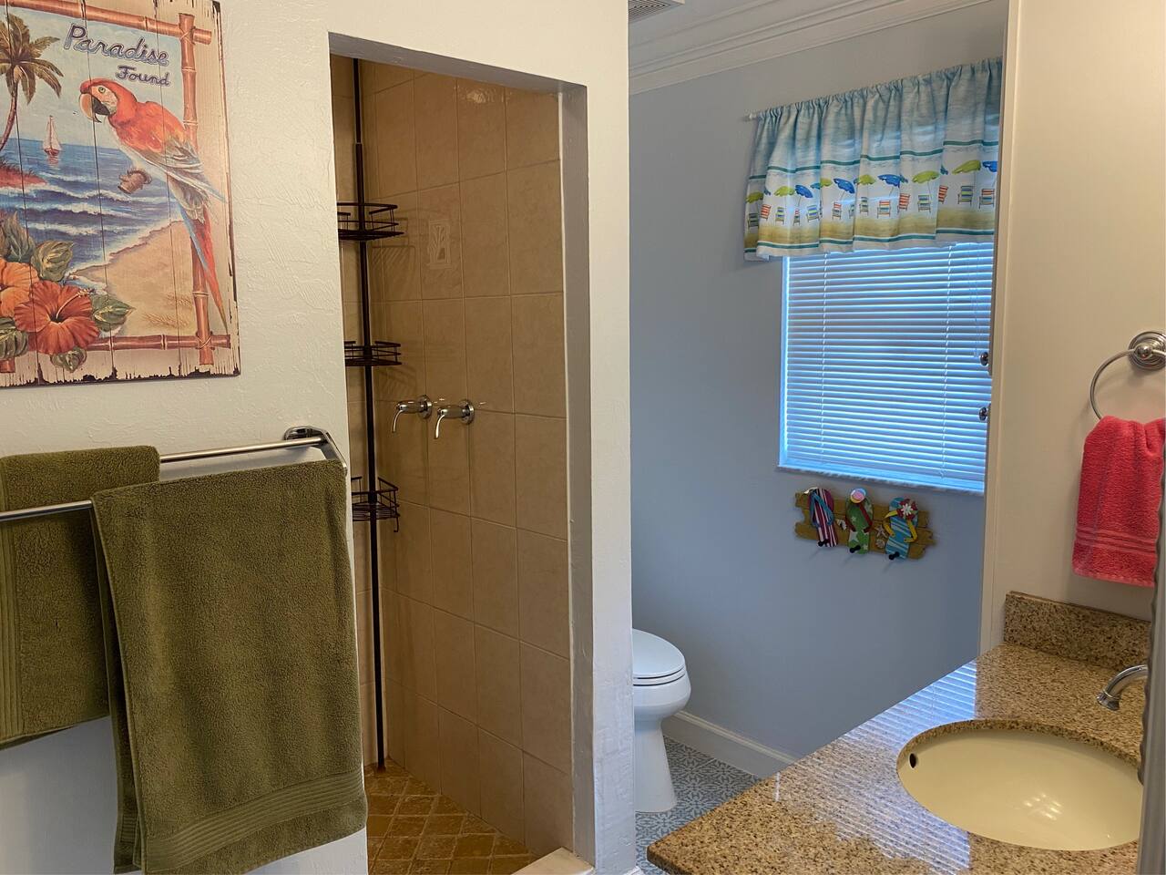 Villa Marion- Master bathroom and shower