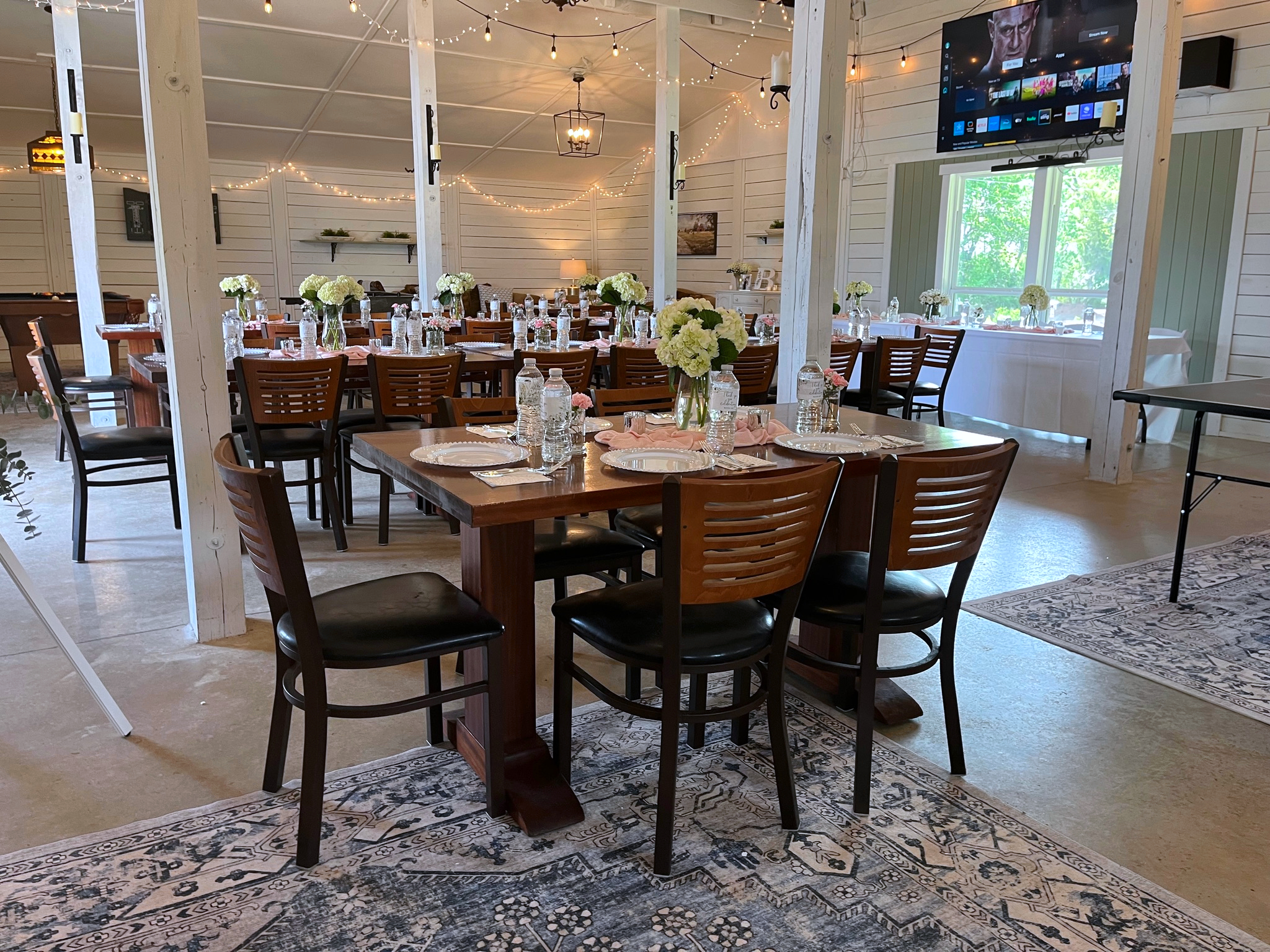 Game Barn - ready to feed the crew