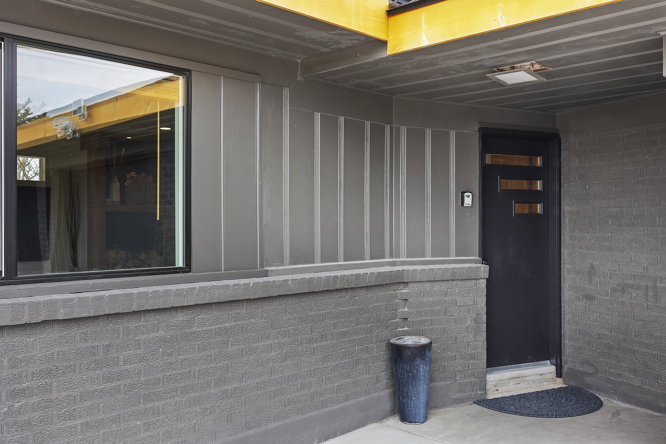 Welcome to Unit 1 — private front entrance on Rock Creek Canyon