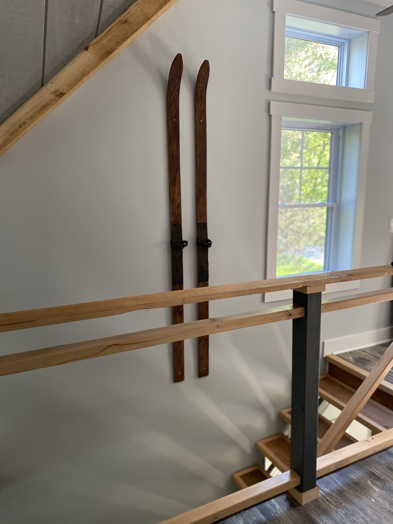 Top of Stairs Bunkbeds are Opposite Railing