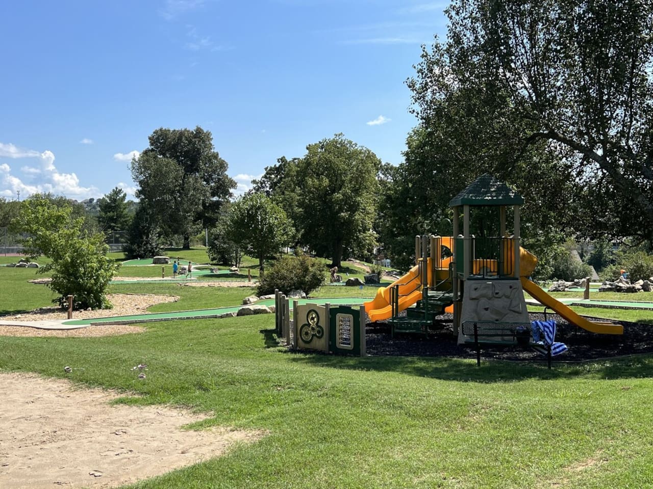 Playground located at Fall Creek just a couple minutes from the unit