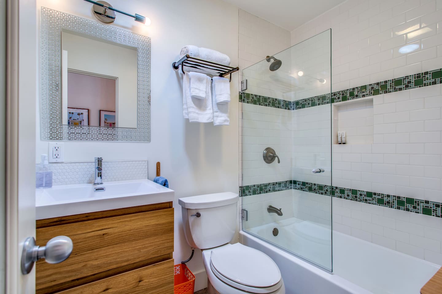 Shared hall bath