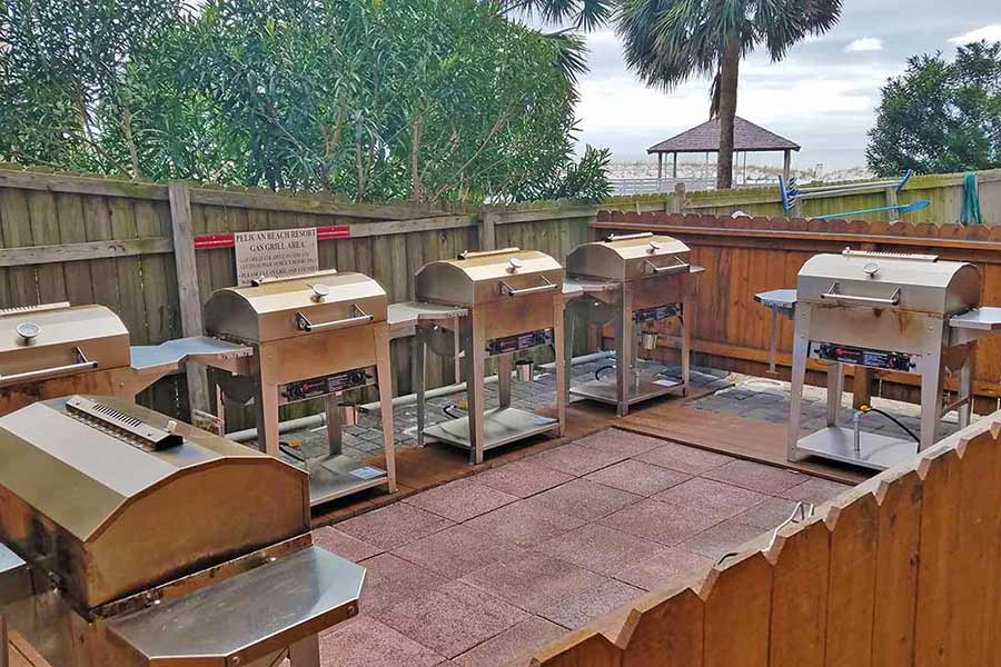 Grill area fro guests