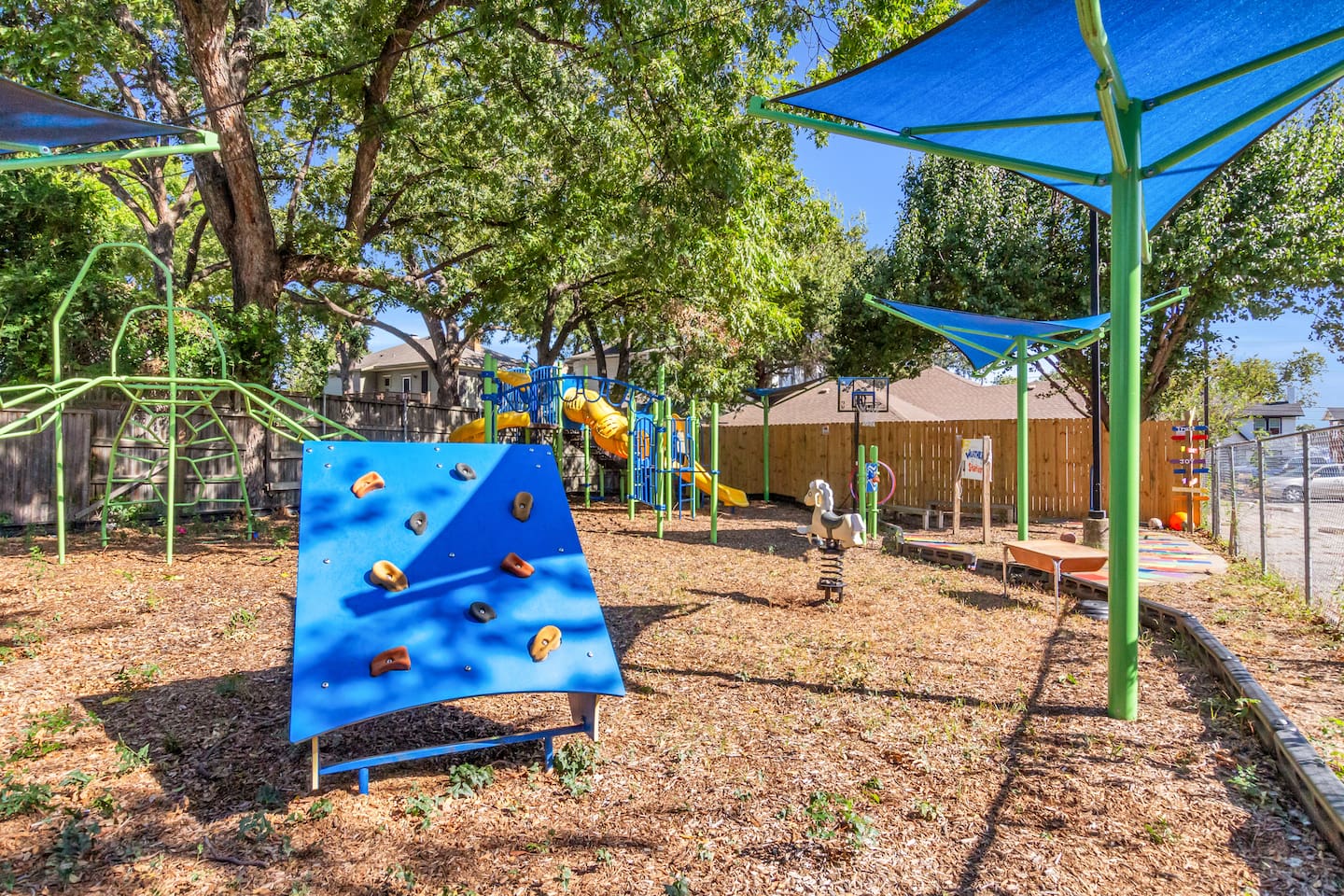 Enjoy safe, shared access to a nearby playground—great for kids and families, with easy entry provided by an access code.