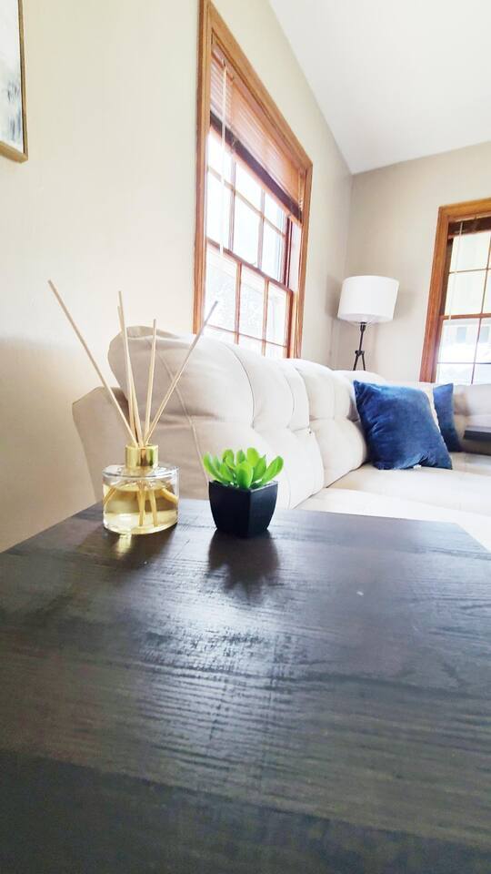 Stylish Table with Accent Details.