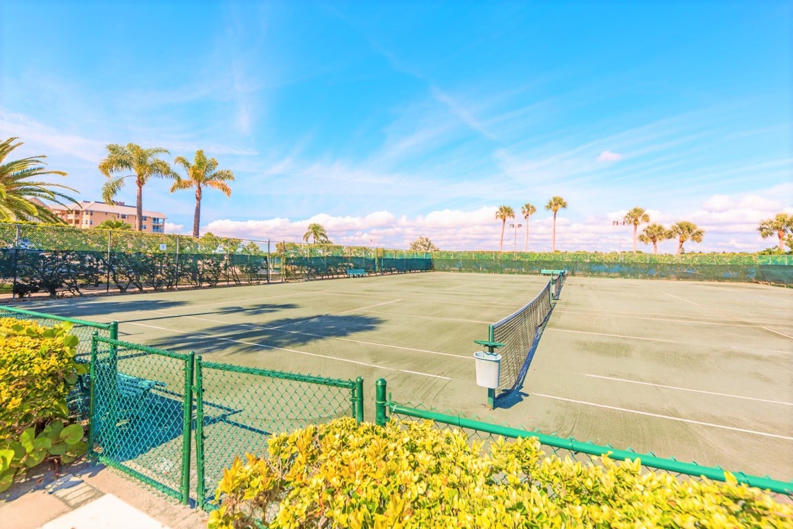 Tennis courts just steps away – stay active in paradise.