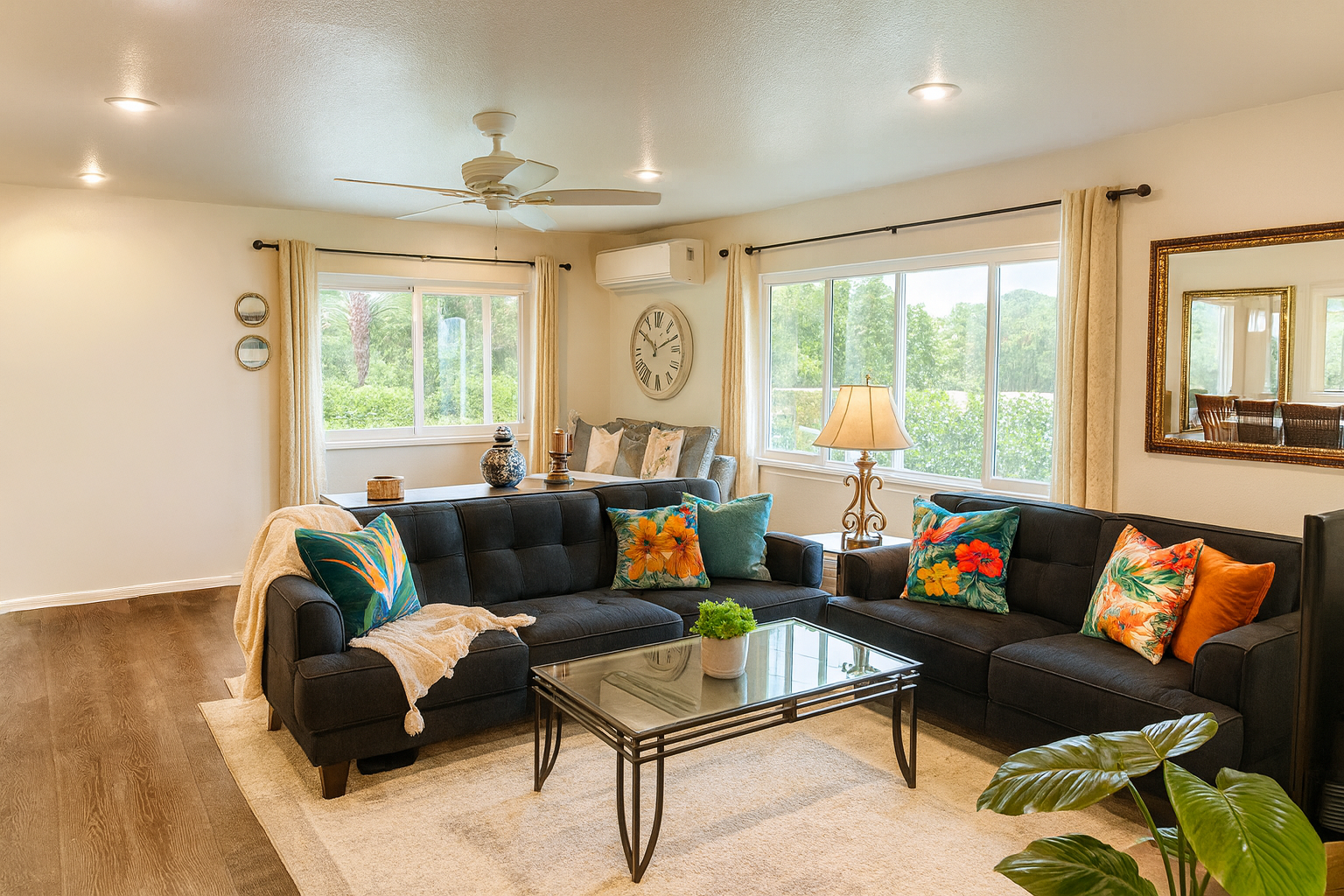 Sleeper day bed and trundle in main area