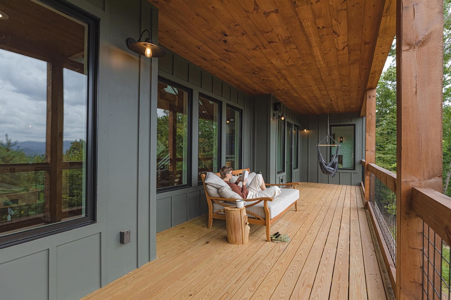 Speaker is on the porch as well!