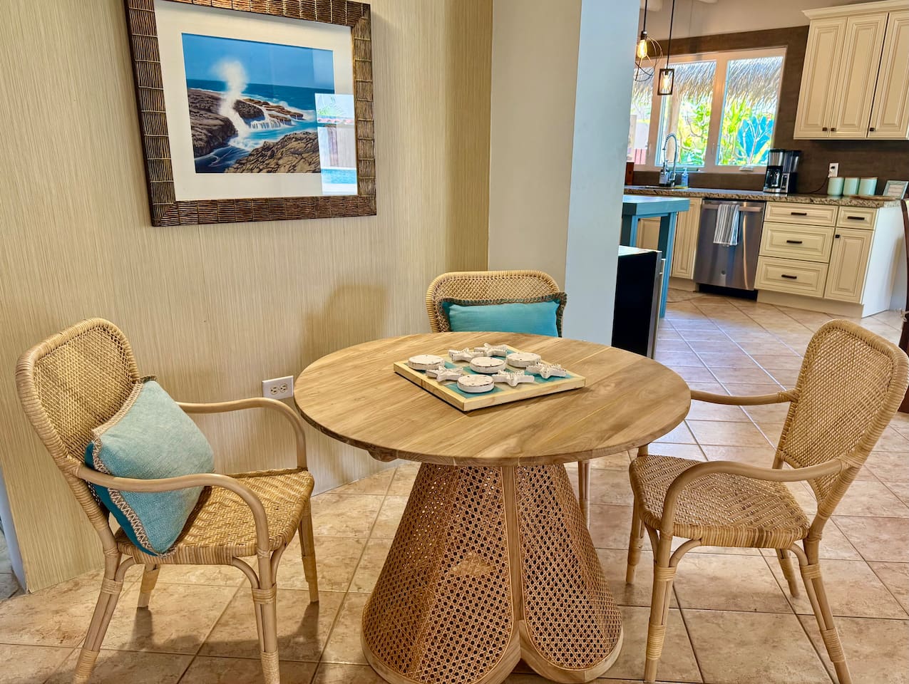 Family Game table or seating area.