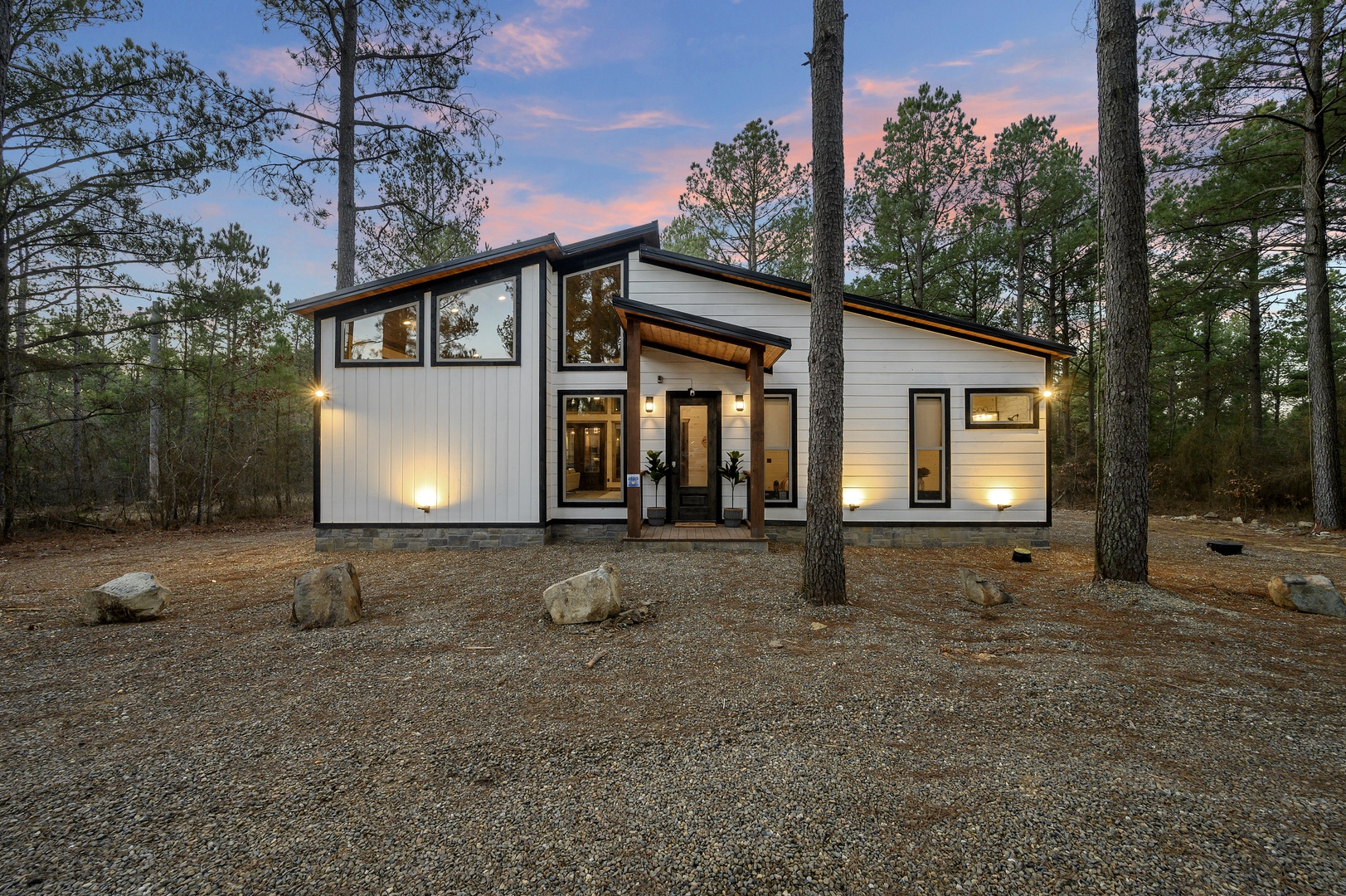 Welcome to Piece of the Moon — your peaceful retreat tucked among the pines.