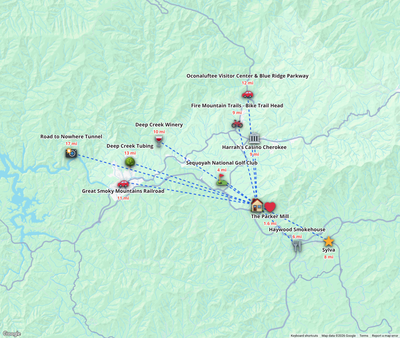 Just a few of the nearby activities.