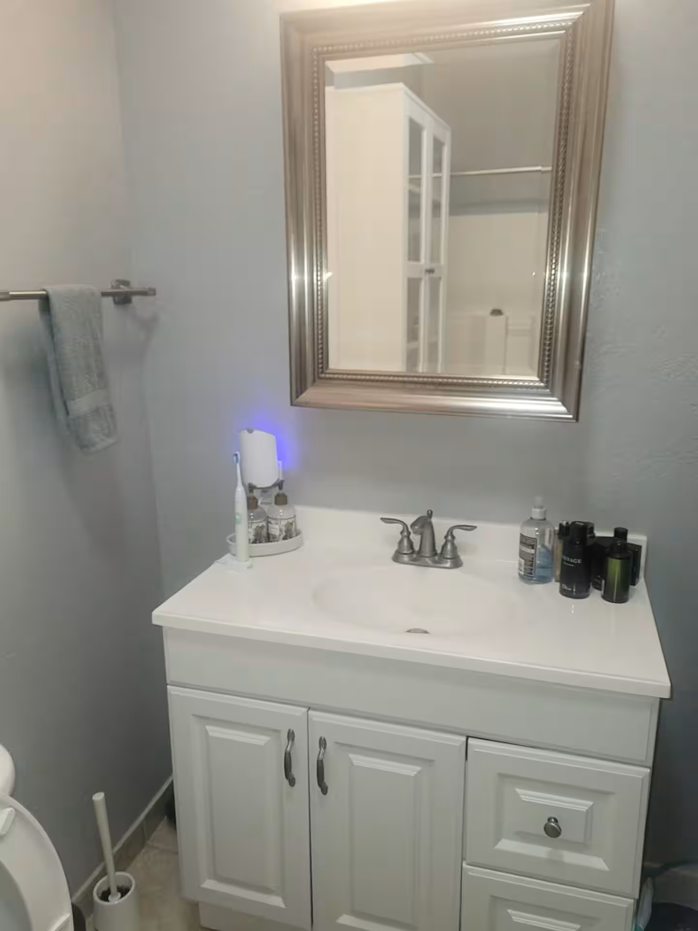 Master bathroom vanity