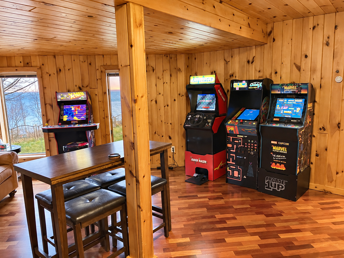 A little arcade nostalgia for your North Shore getaway. Head downstairs for friendly competition and a change of pace after a day outdoors.