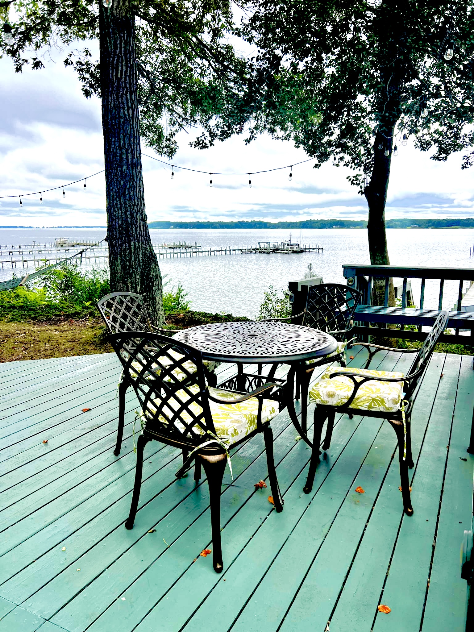 Perfect spot for morning coffee and good conversation!