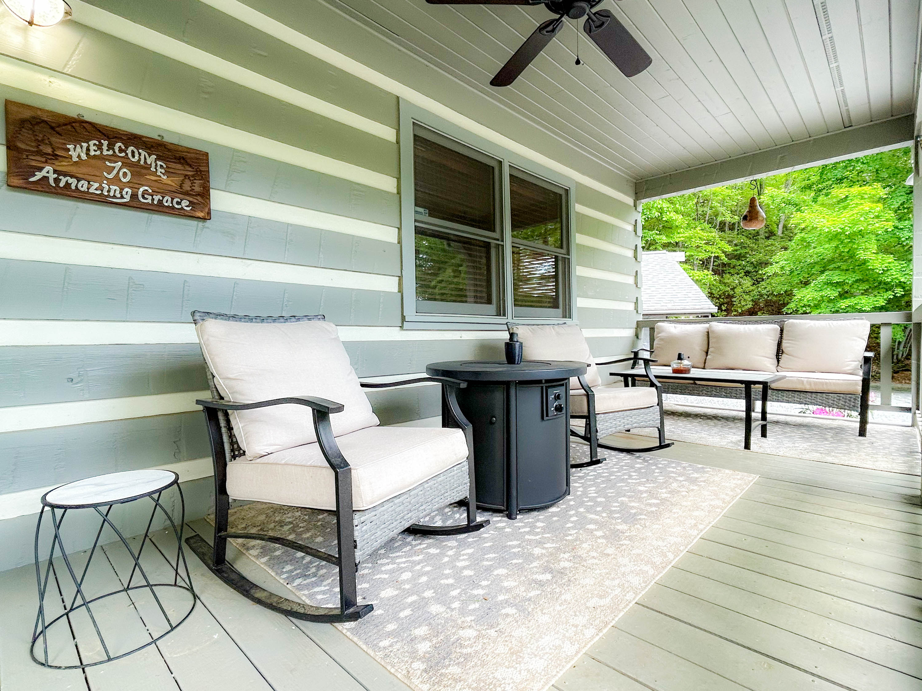 Outdoor furniture perfect for relaxing!