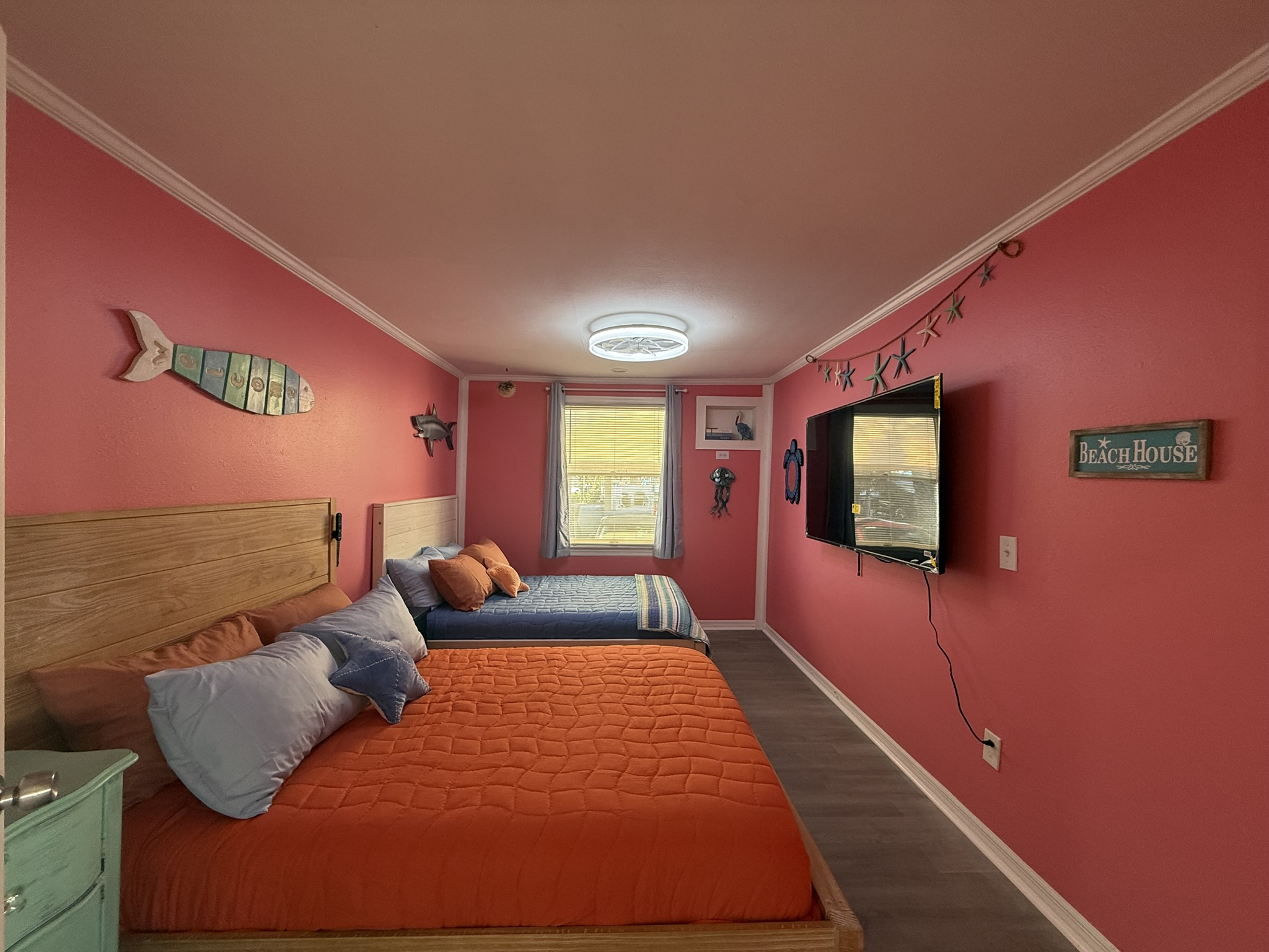 Two Full Size Beds that Sleep 2 in Each for a Fun Kids Room!