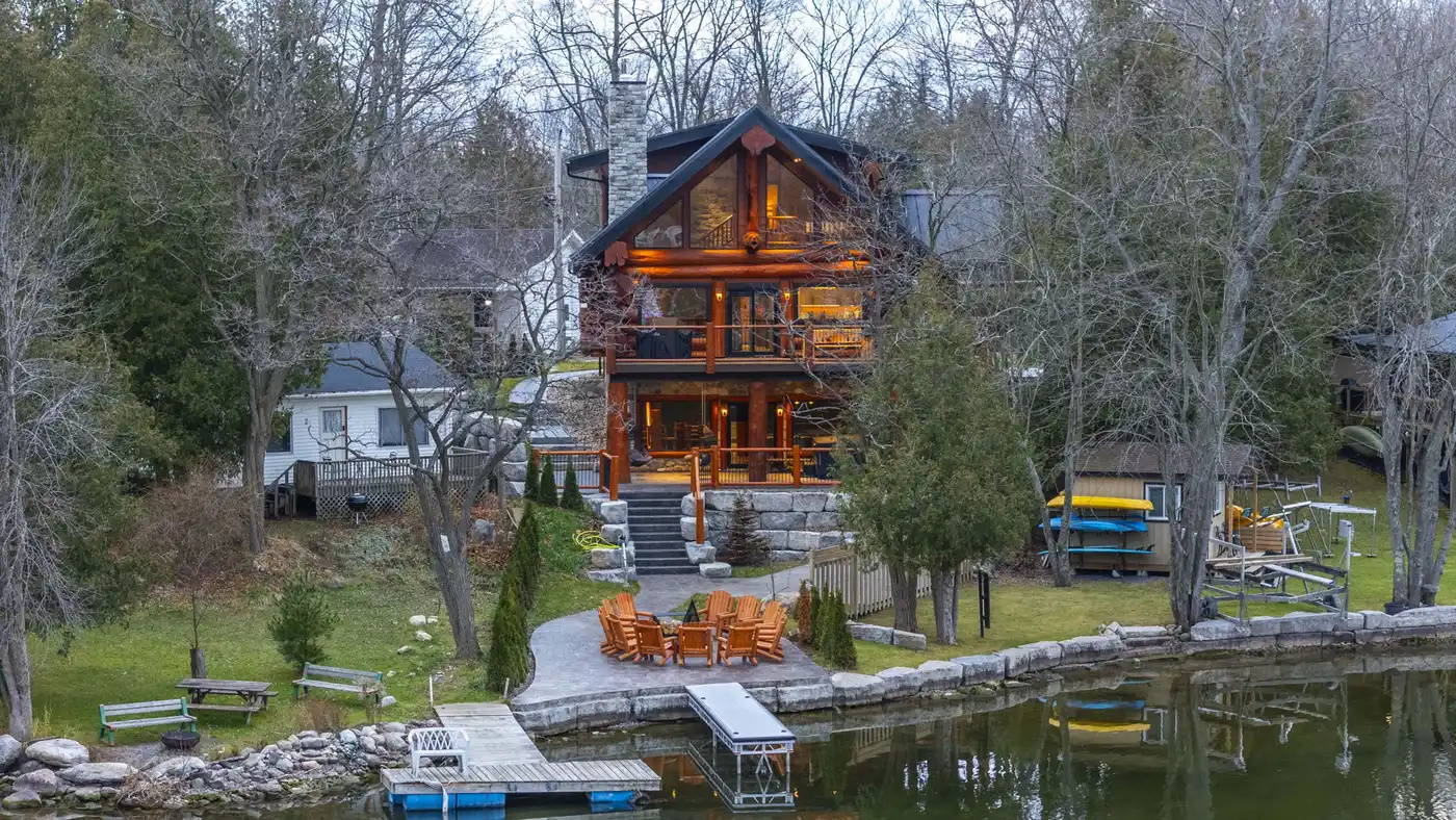 Bear Lodge viewed from the waterfront