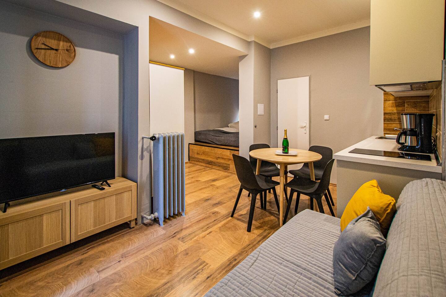 View of Cozy city centre studio Balcony - Ruterra Apartment
