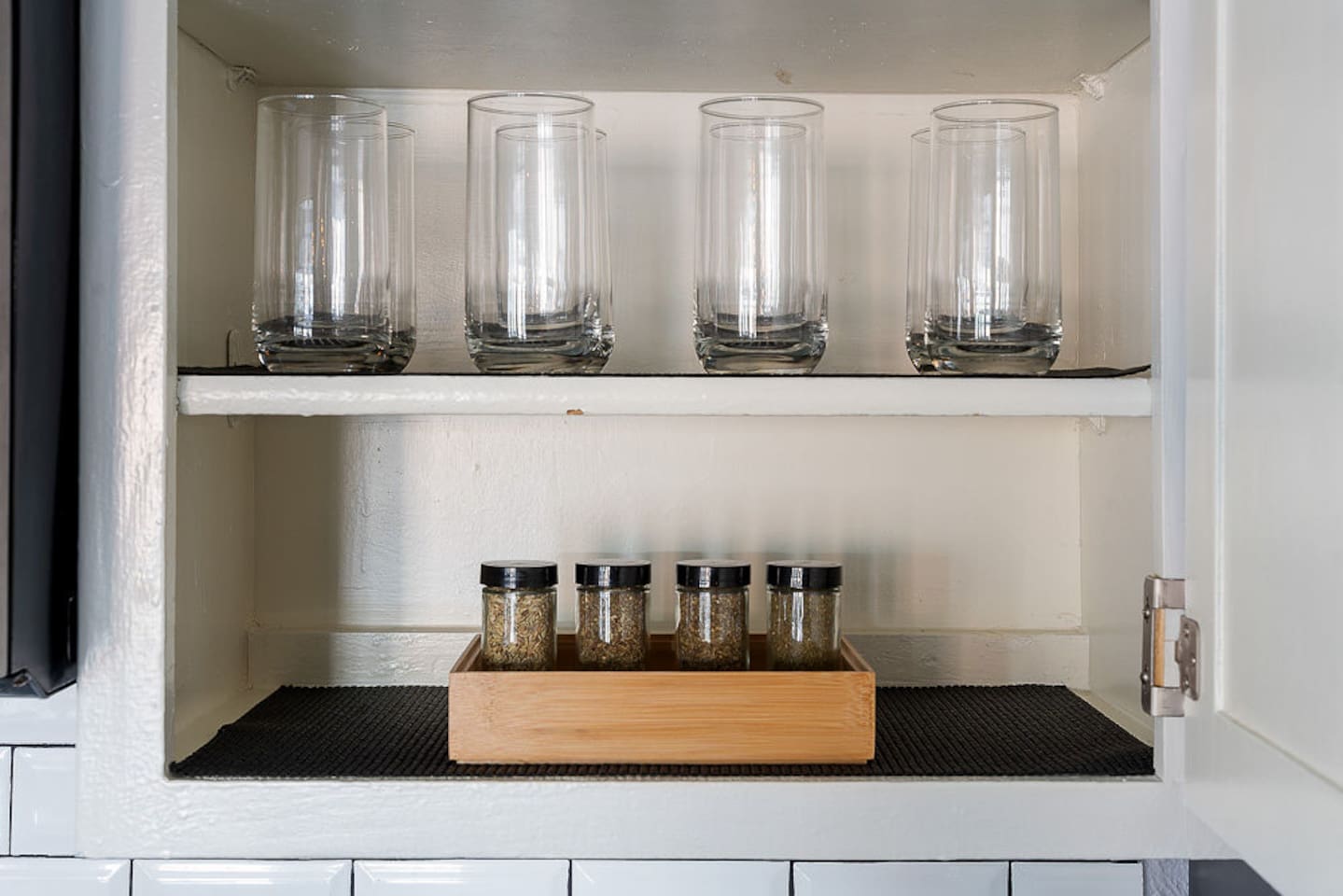 Enjoy the beautiful kitchen, fully-equipped with all your cooking needs such as cups, dishes, spices, oil, pots, pans, silverware, a toaster and more