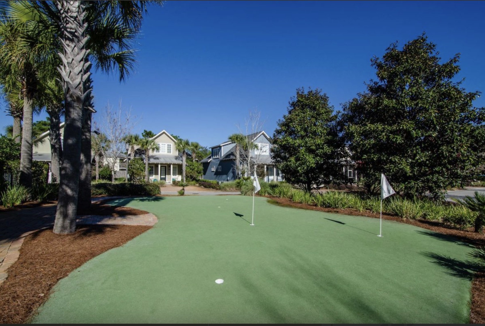 Putting hole across the street