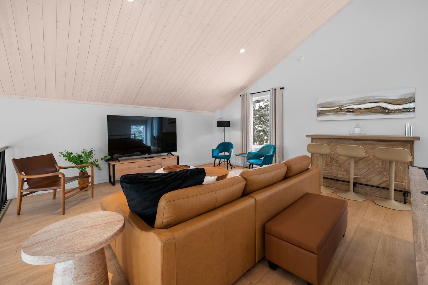 A stylish living space for peaceful mornings and cozy nights.