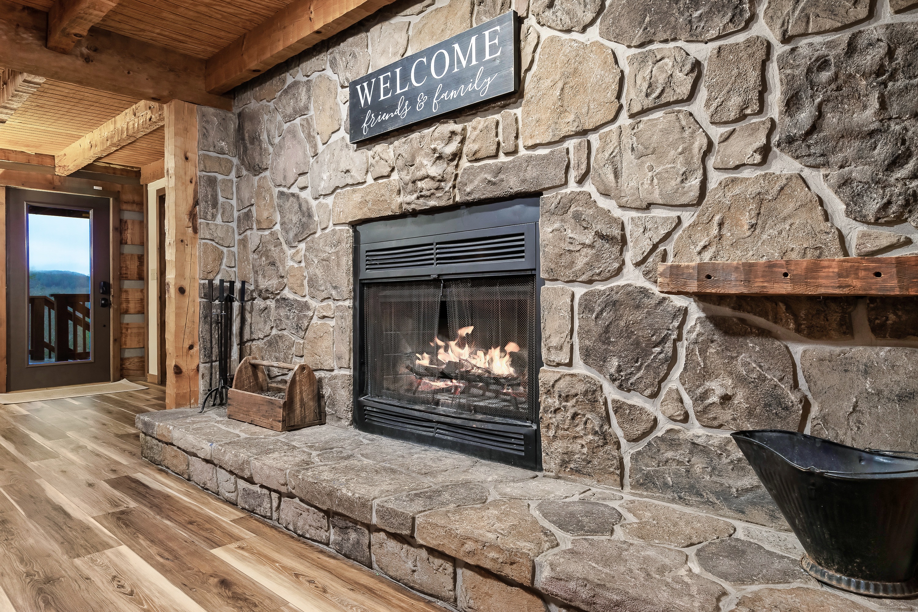 Wood Burning Fire Place