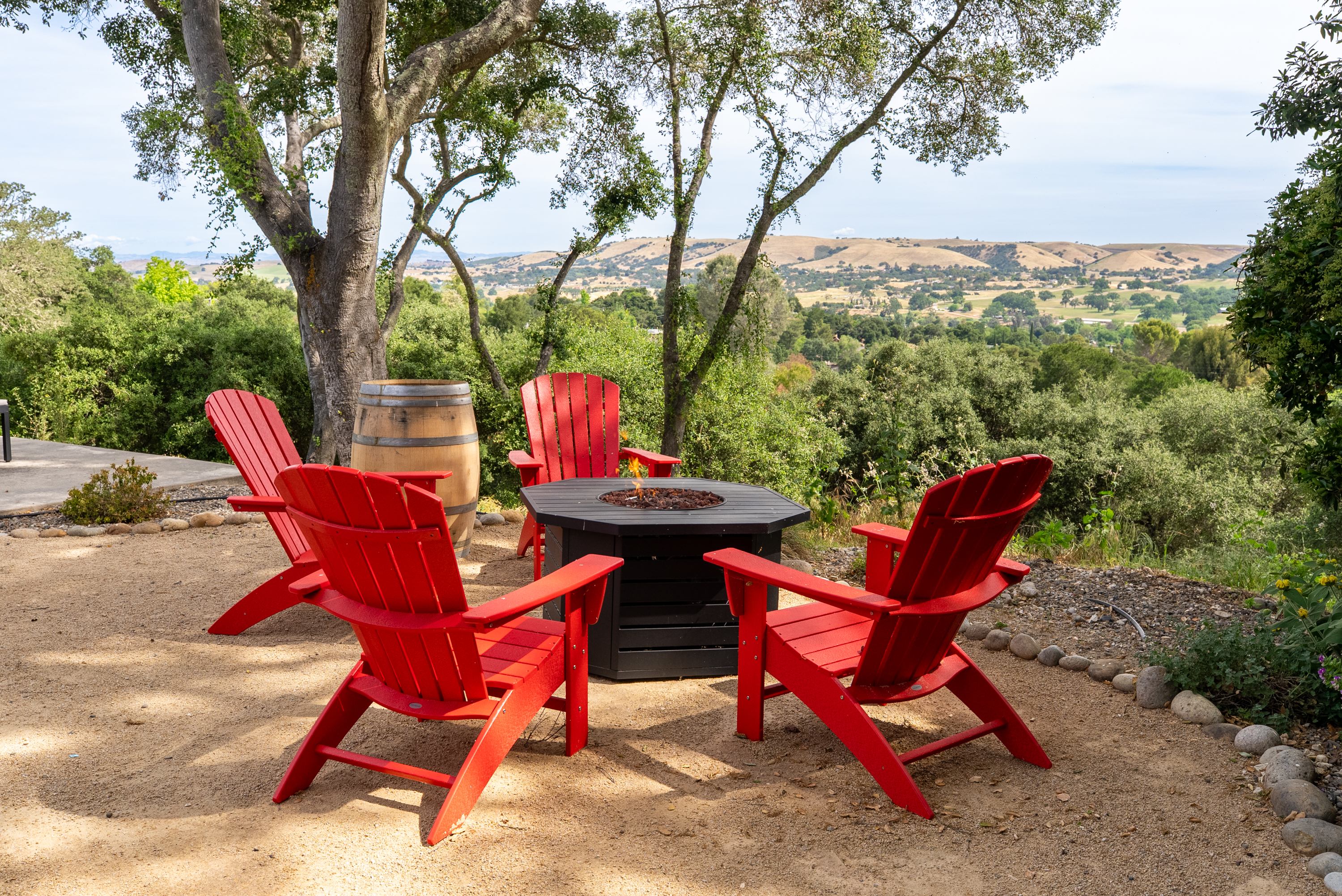  Gather around the fire and enjoy peaceful nights under the stars.