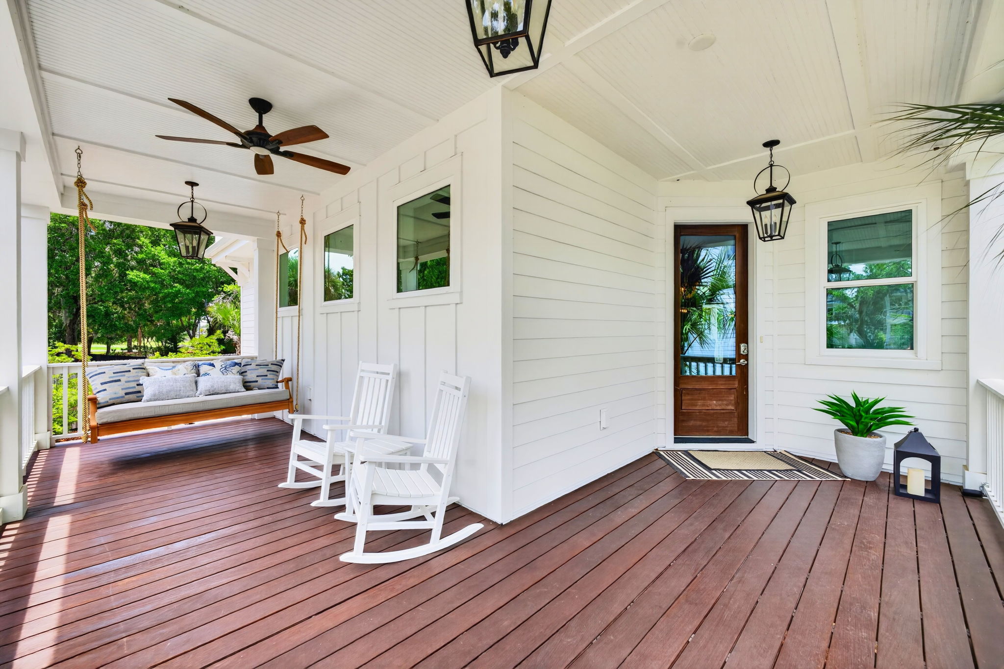 Front Porch | Driftwood Dreams | 105 Forest Trail | Isle of Palms, SC | IOP Escapes