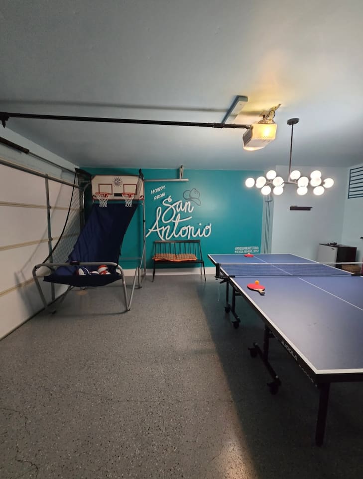 Ping pong and pop a shot for your family to enjoy! 