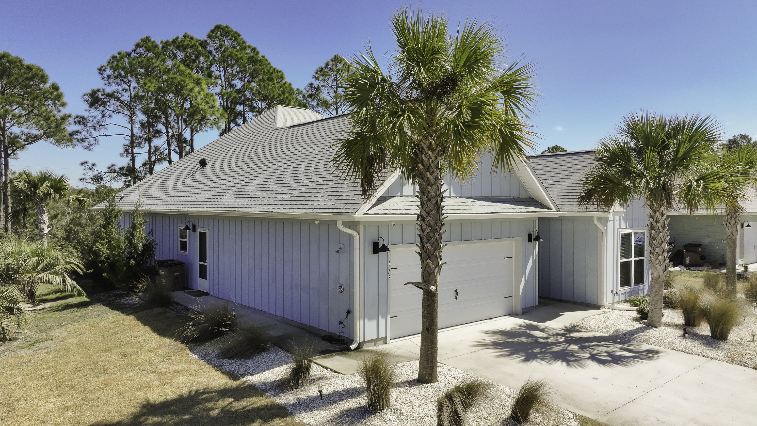 Outdoor shower available to rinse off sand before heading inside.