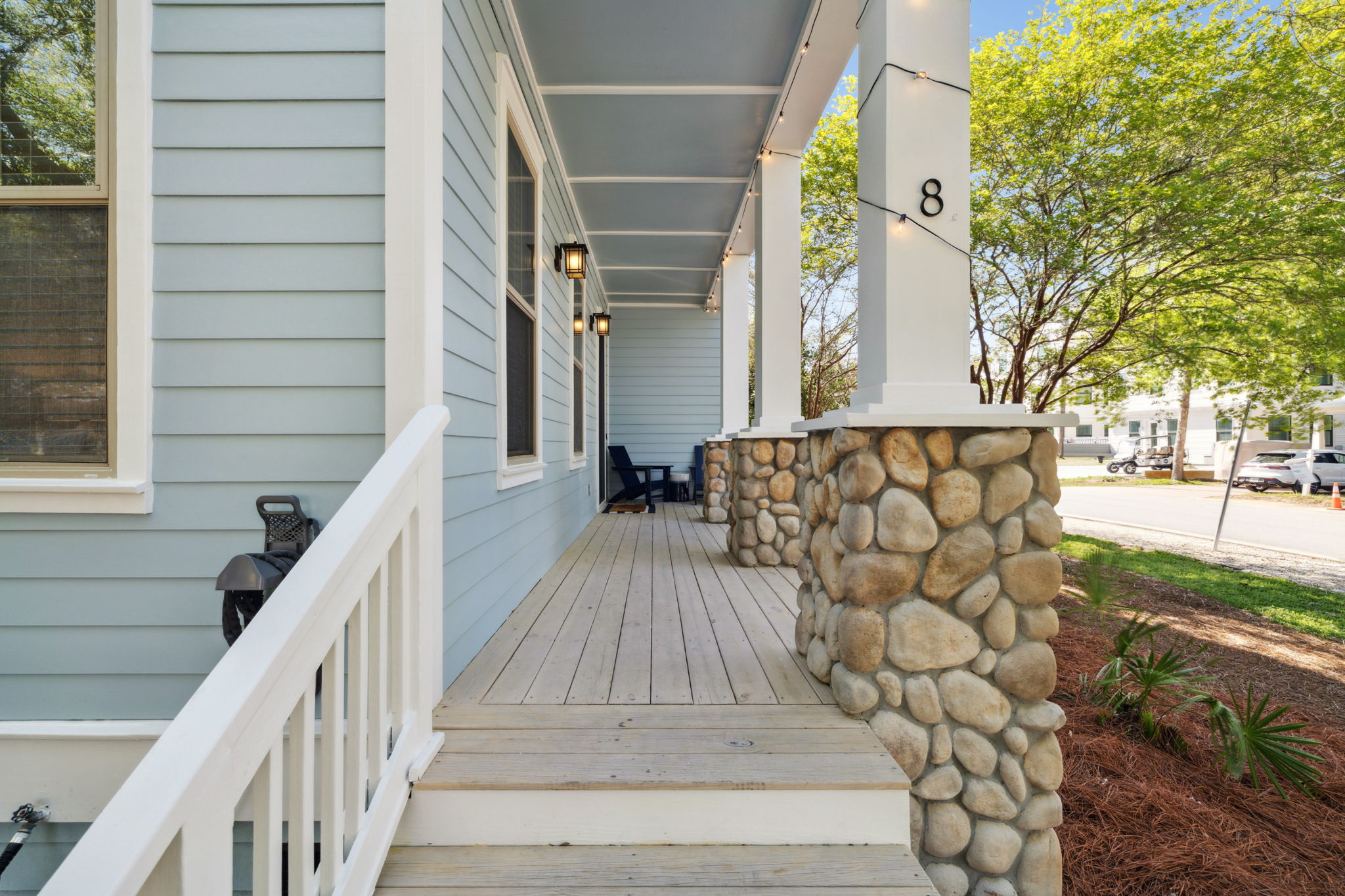 Front porch and sitting area