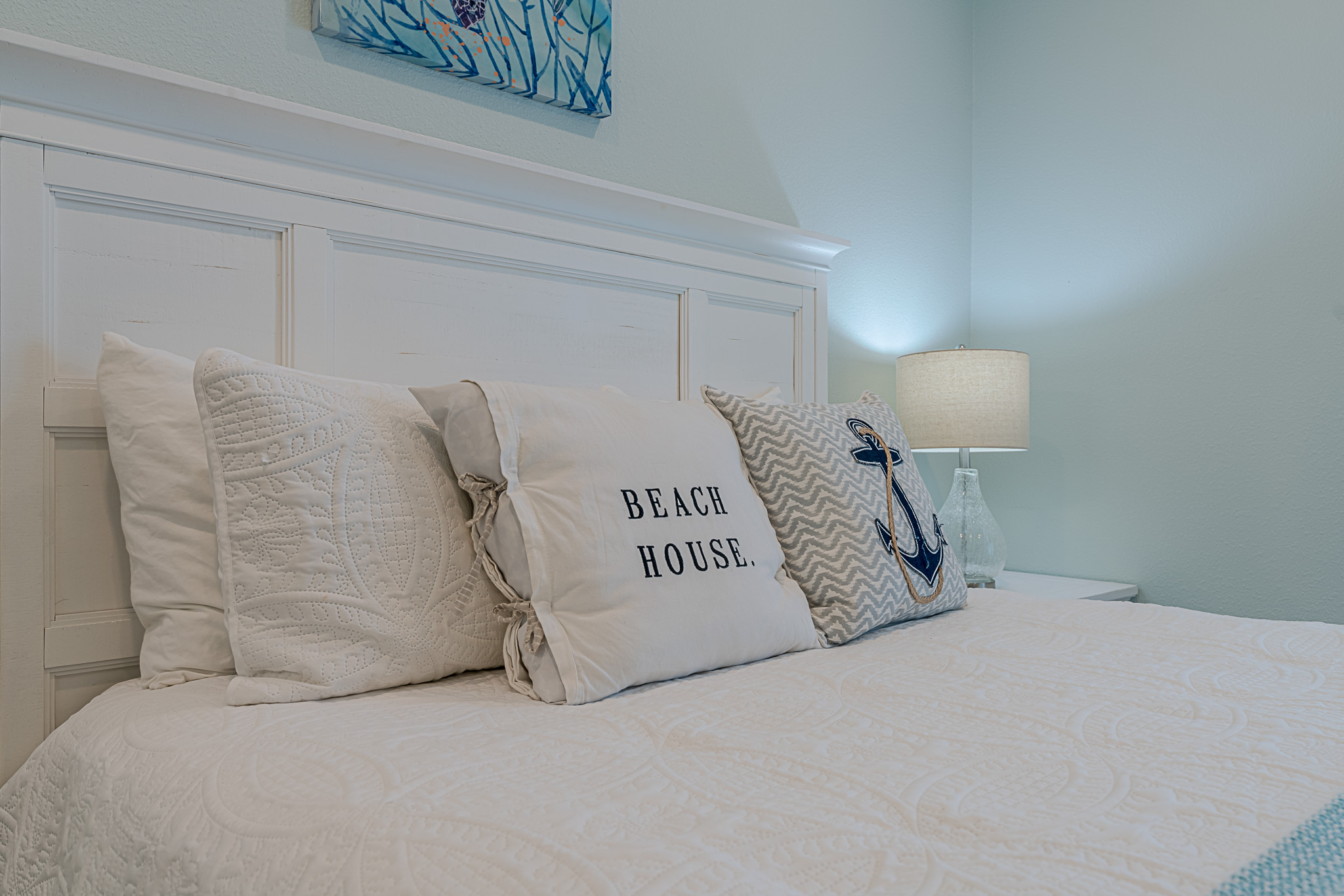 Enjoy the privacy of your bedroom to relax and watch TV. TVs are in each bedroom.