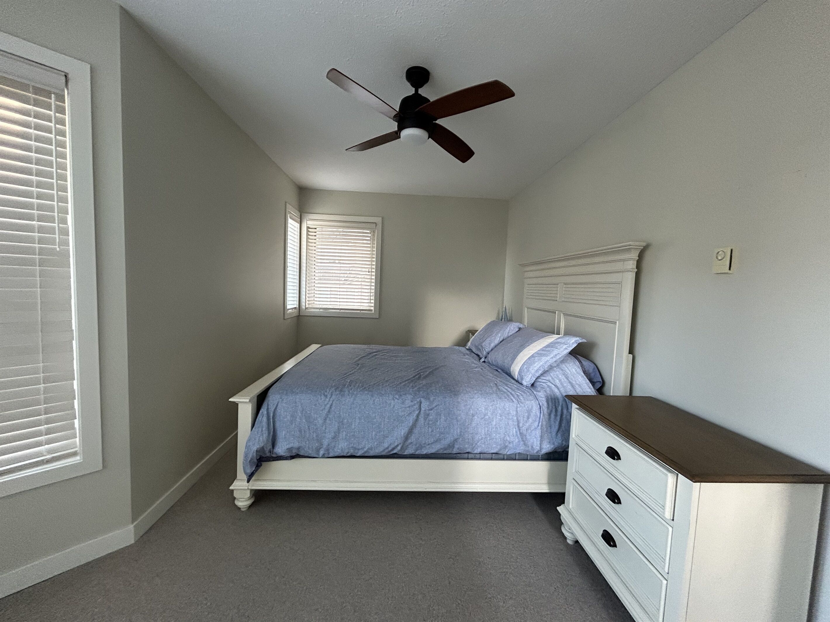 Second bdrm - spacious with lots of storage