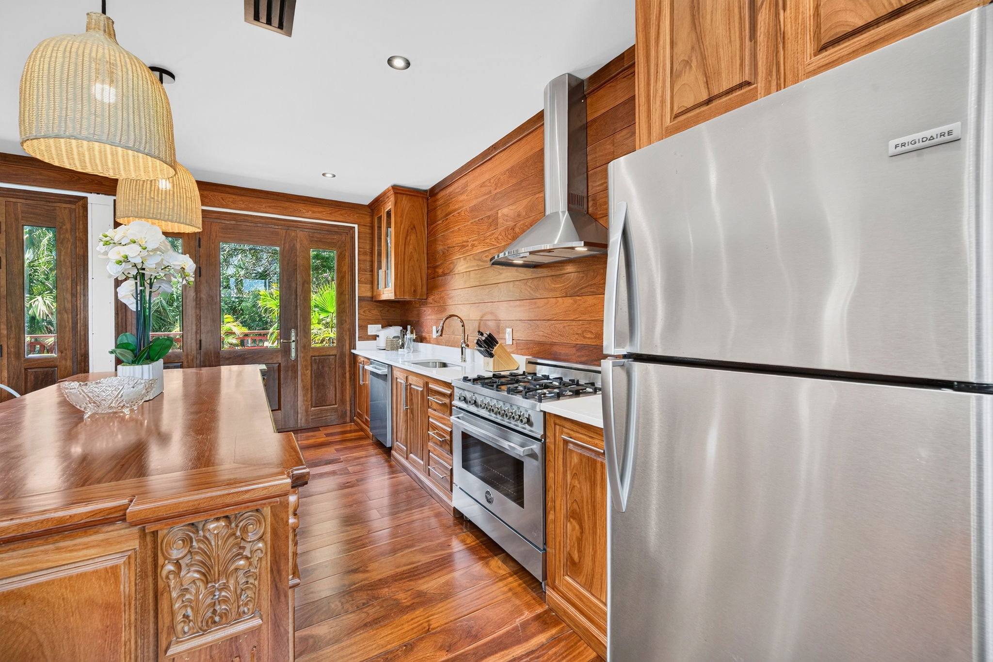 2nd Floor Kitchen, Adjacent to Pool | Rosewood Retreat | 2605 Palm Blvd, Isle of Palms, SC | IOP Escapes