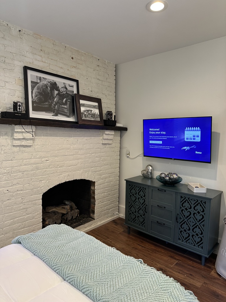 Smart TVs in all of our bedrooms.